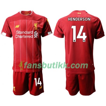 Fotballdrakt Liverpool HENDERSON 14 Barn Hjemmetrøye 2019-2020 Kortermet